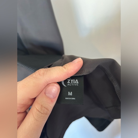 Zyia Active Gray Asym Tempo Dress Tennis Golf Beach Open Back Ribbed - Picture 9 of 10